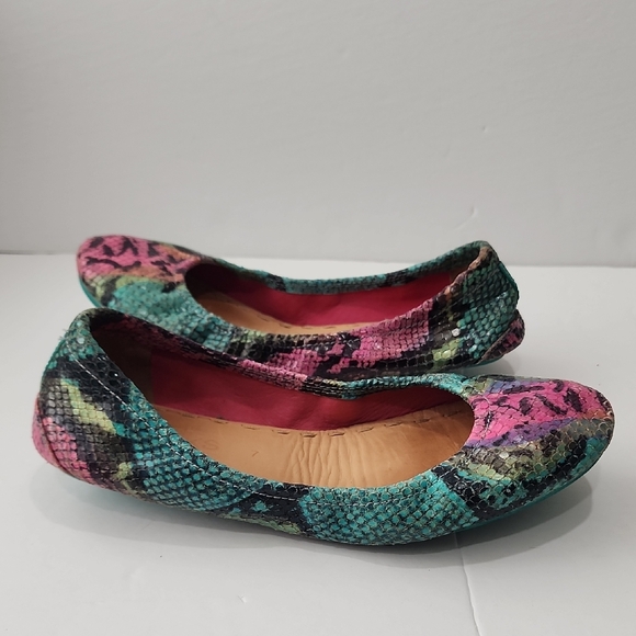 Tieks Colorful Snakeskin Flats - Picture 5 of 10